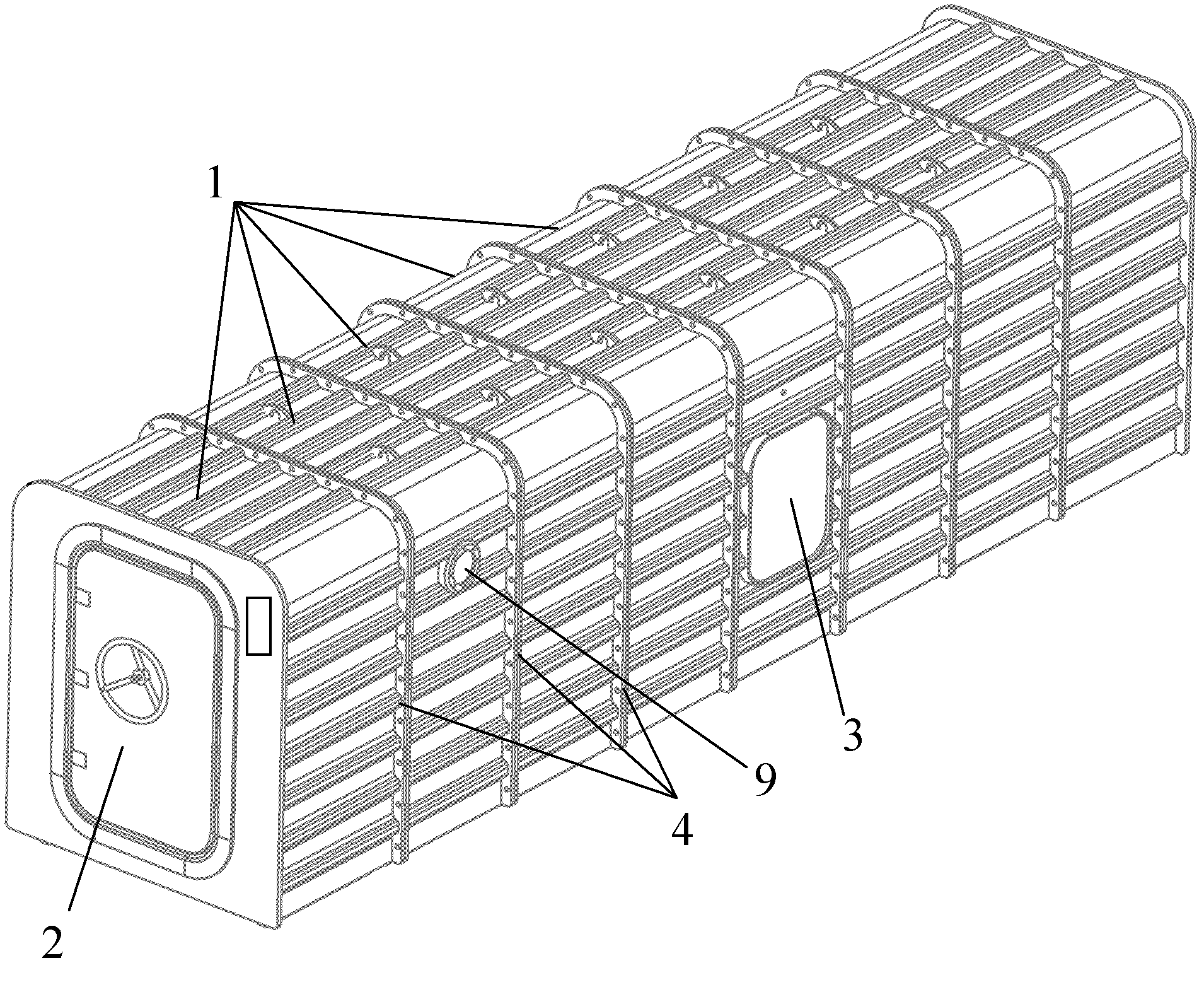 Passive escape capsule