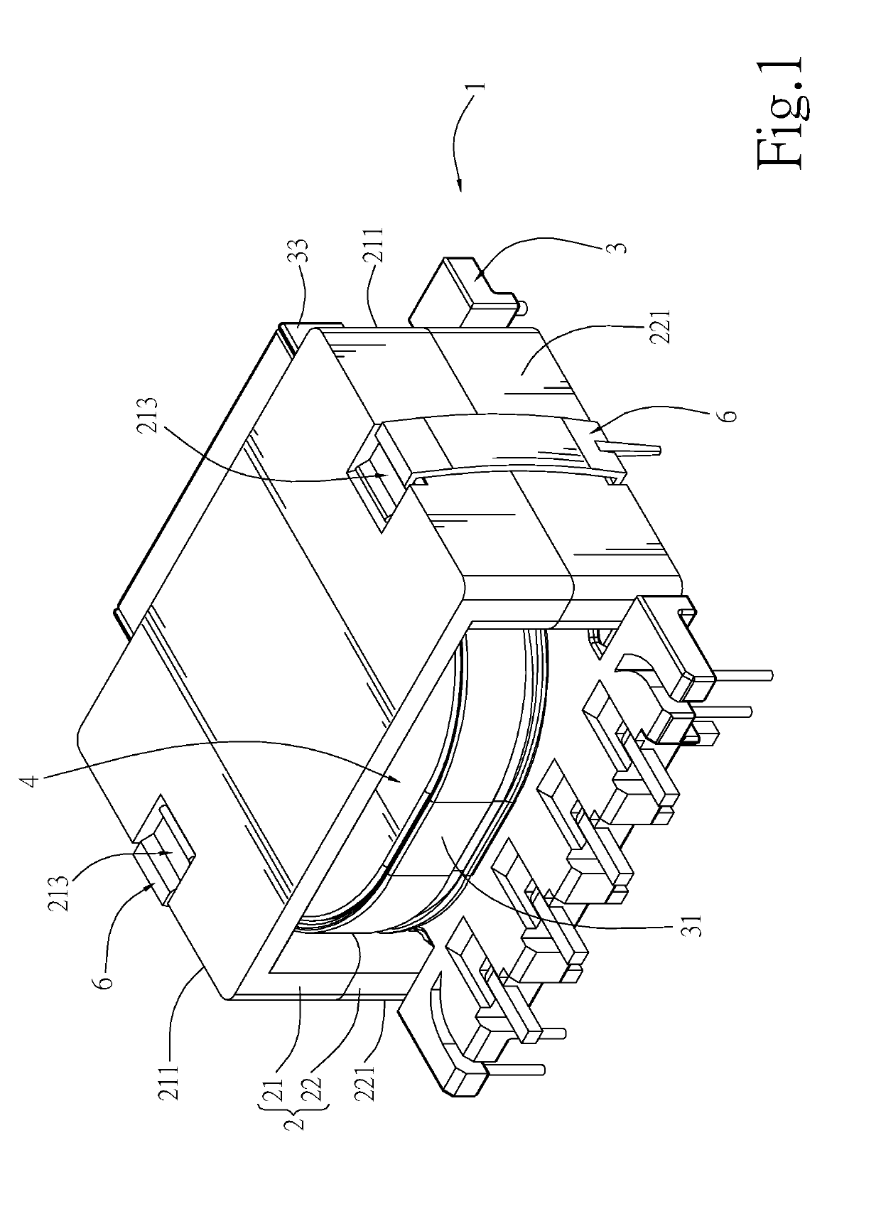 Resonant transformer with adjustable leakage inductance