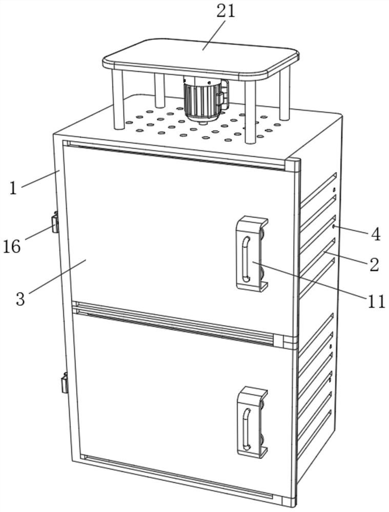 Power distribution cabinet based on substation power transmission