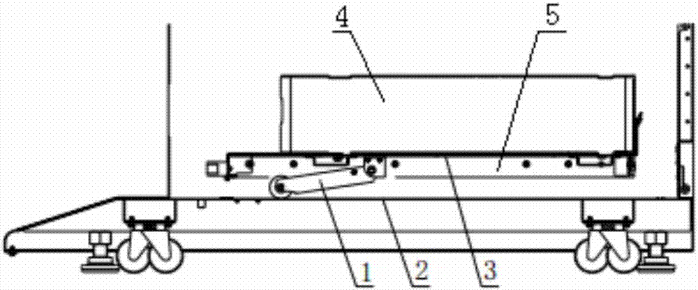 Anti-dumping tray support structure and cabinet applied by the same