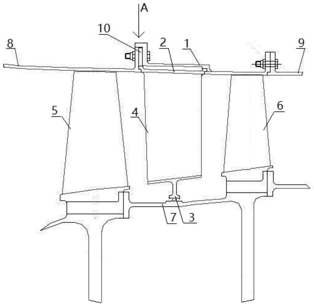 Stator structure, rotor stator assembly structure with same and assembly method thereof