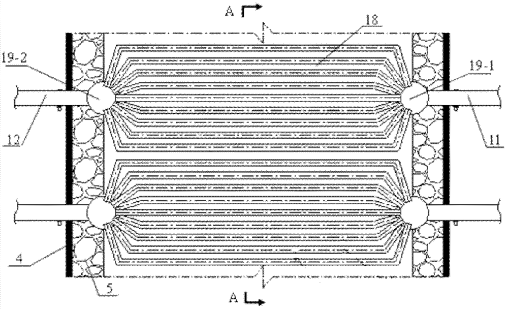 Waste heat recovering device of high-temperature metallurgy slag particles