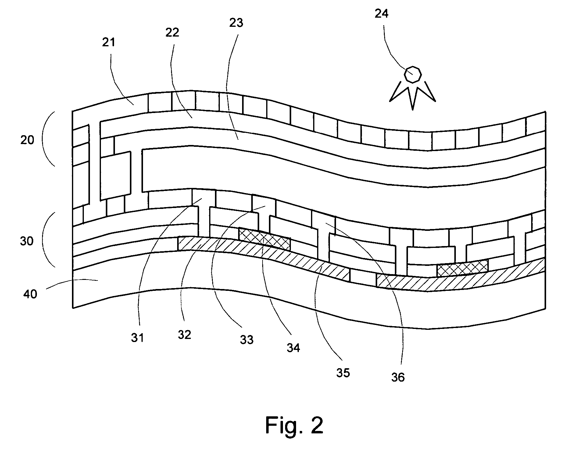 Method to fabricate a thin film non volatile memory device scalable to small sizes