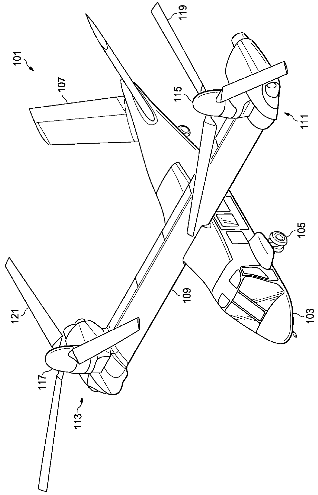 Variable speed aircraft transmission