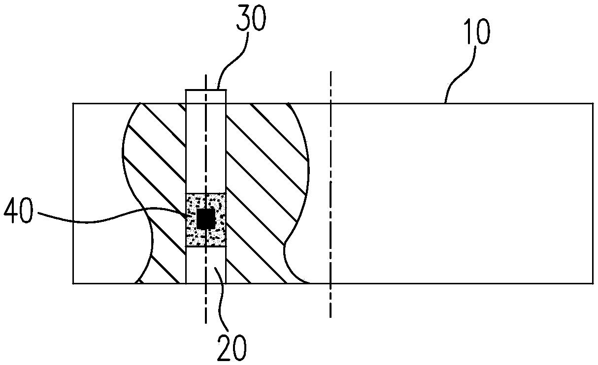 Porous graphite sleeve combination device of batch sintering and painting die