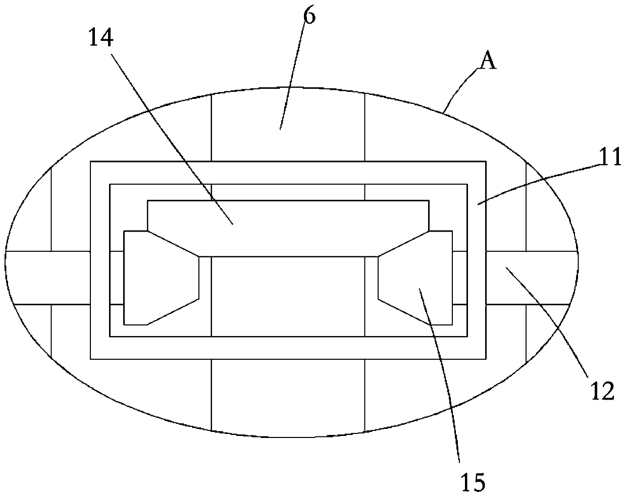 Efficient cotton crusher used for producing cellulose acetate butyrate