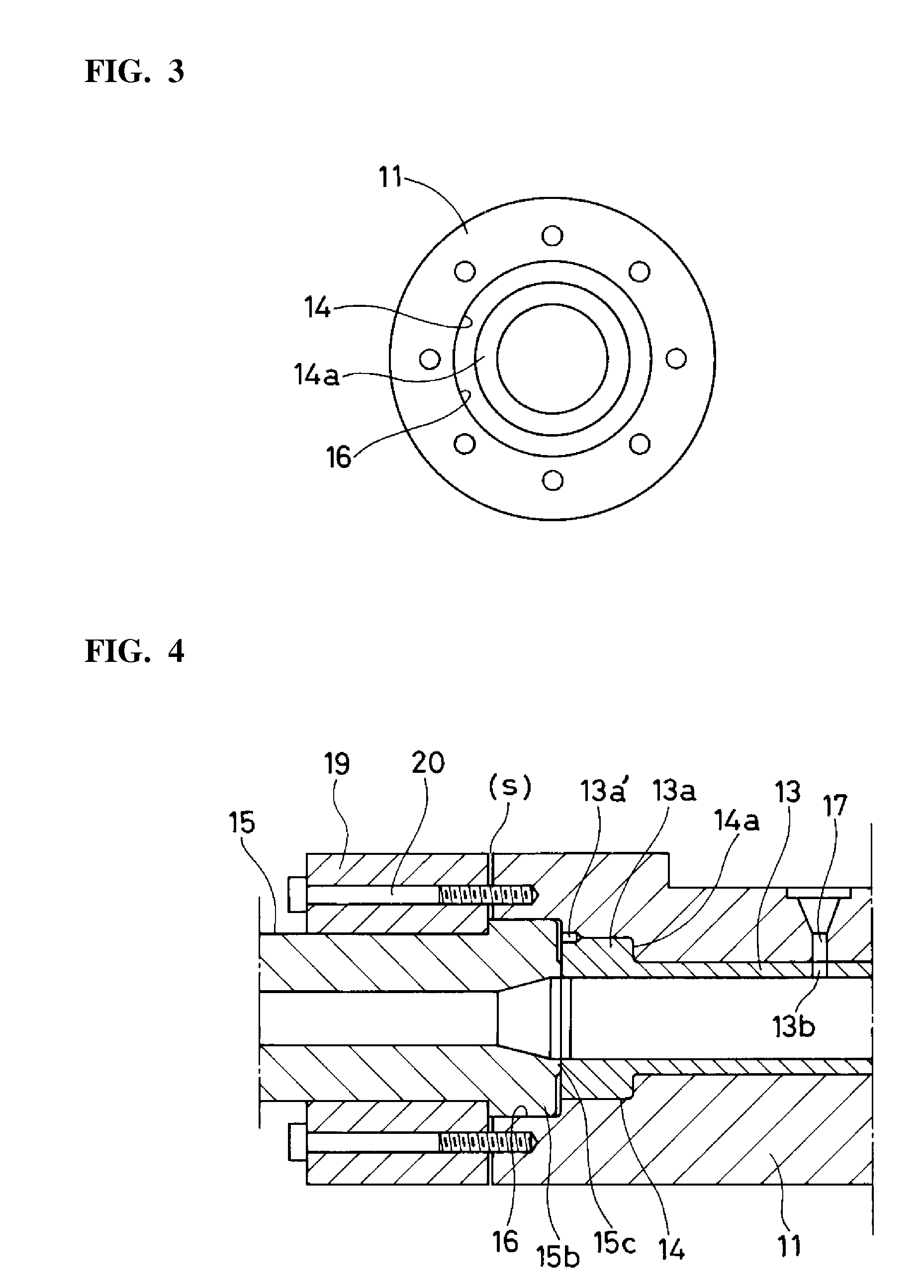 Injection cylinder in injection apparatus for molding metal material