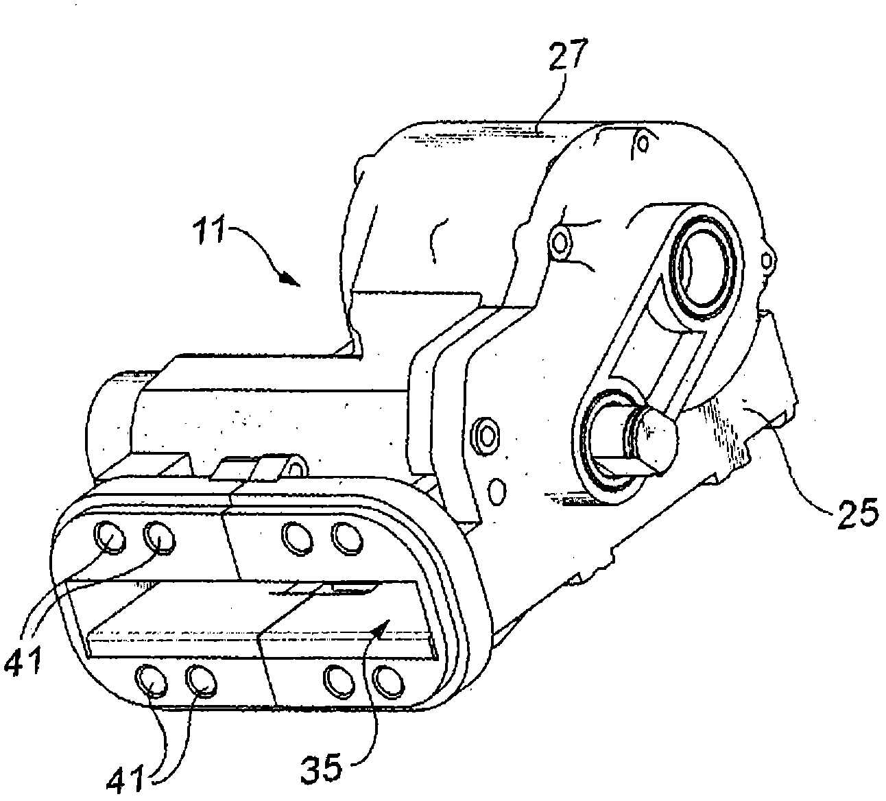 A motorized viscous material dispenser