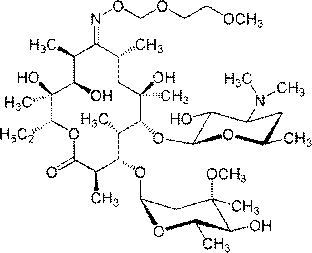 Roxithromycin capsule and preparation method thereof