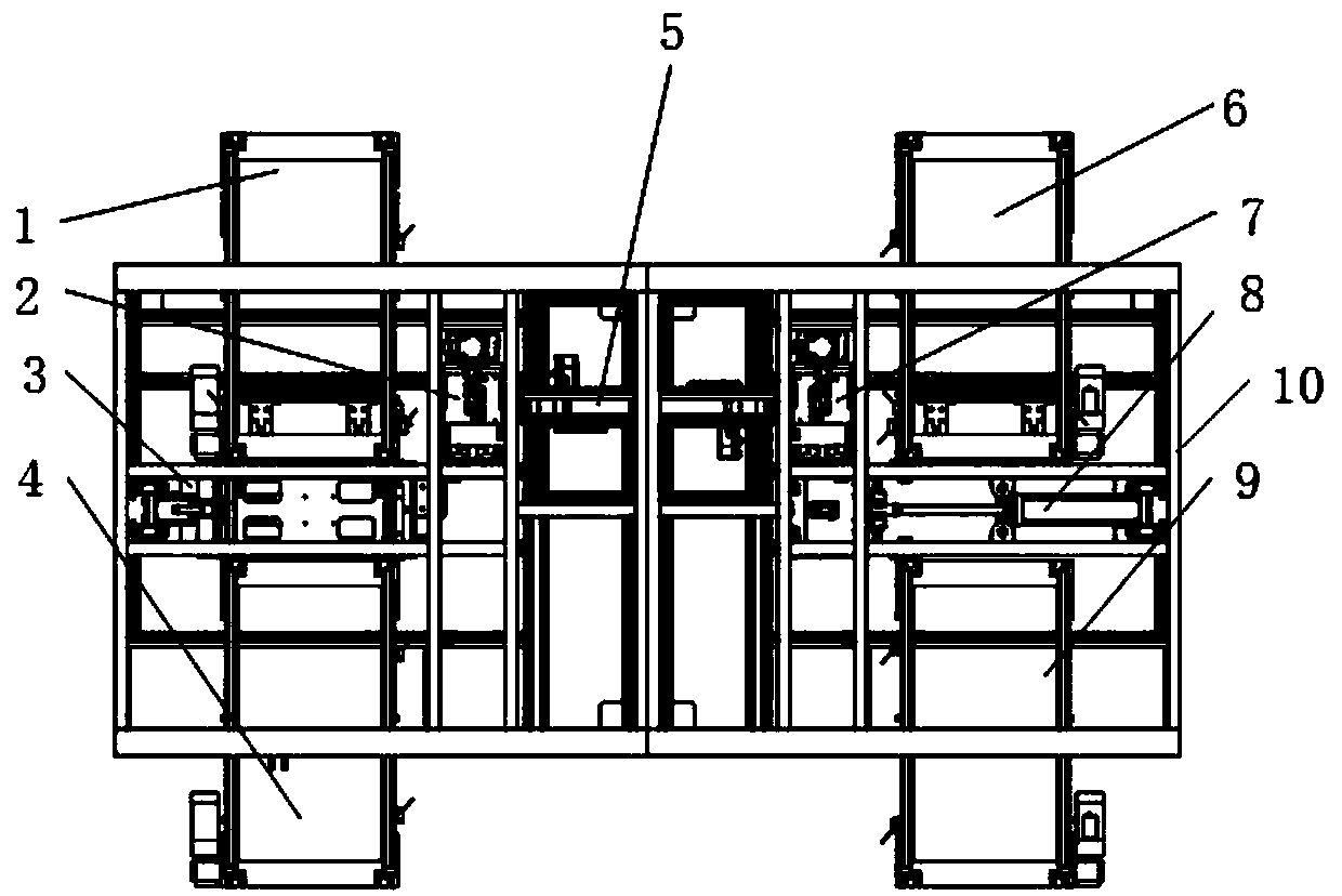 Automatic circular wafer rewinding mechanism