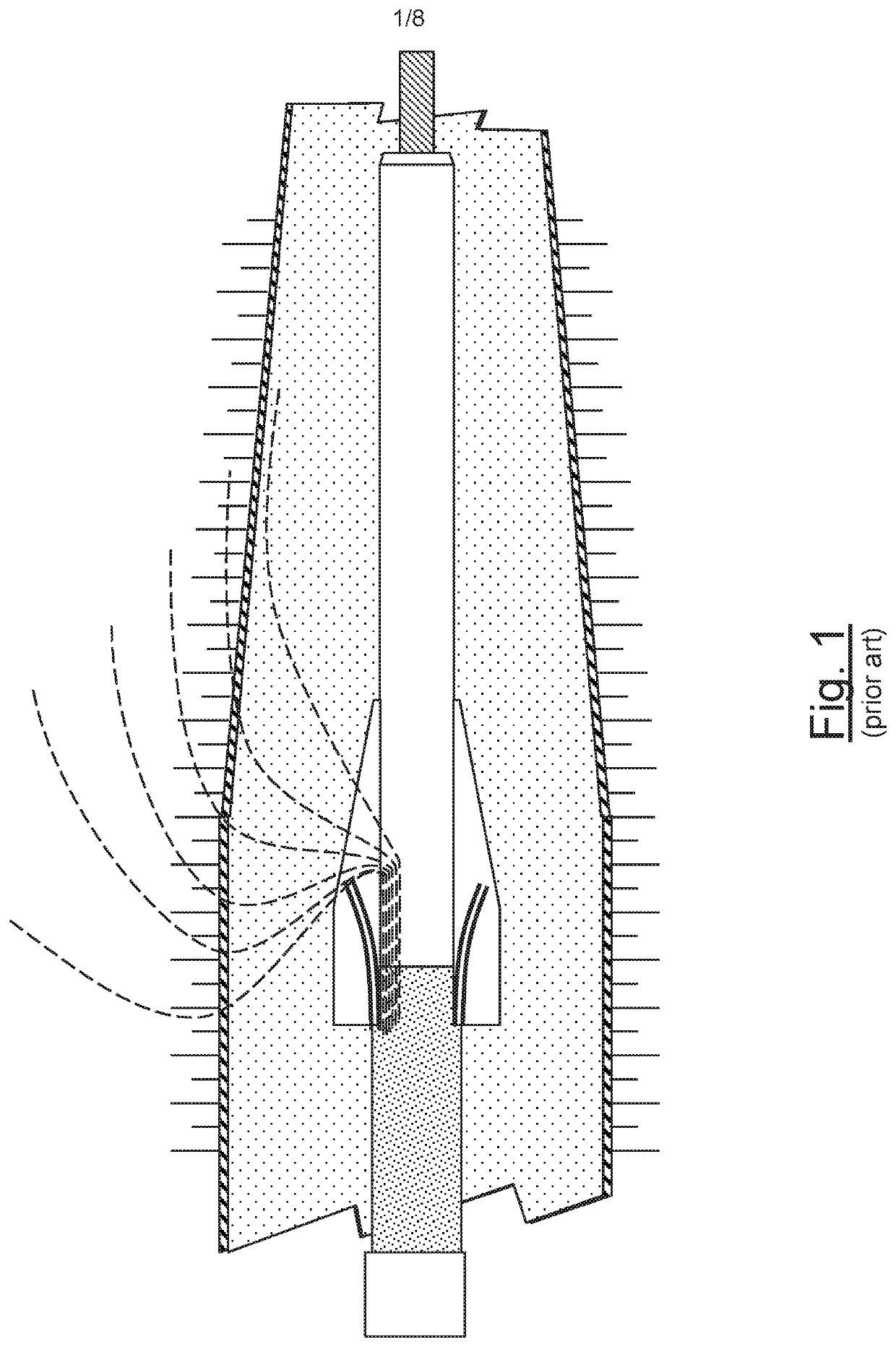 Cable termination system, termination assembly and method for installing such a termination assembly