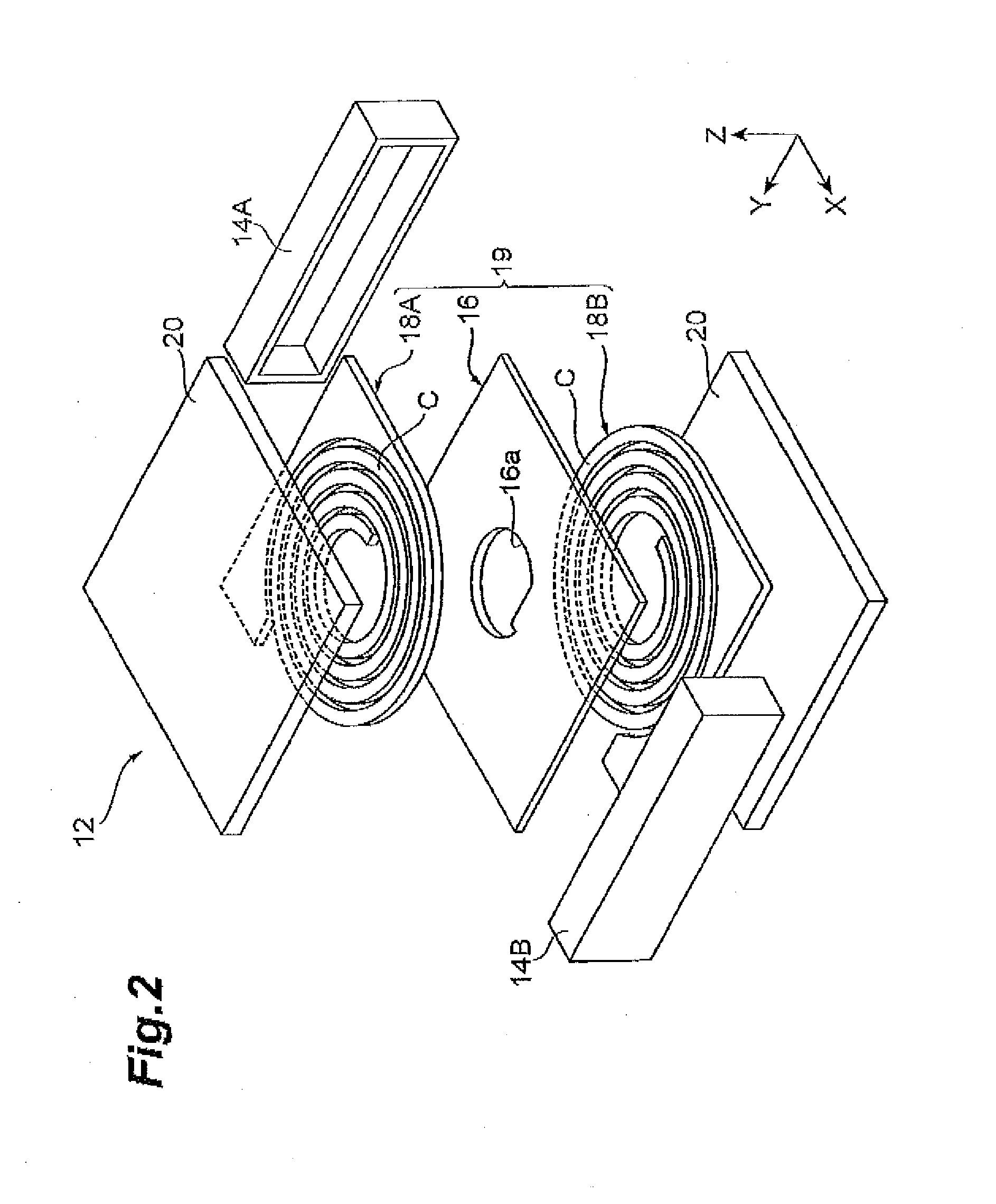 Planar coil element