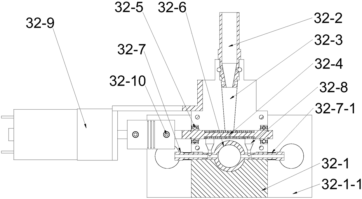 Device and method for breaking hard rocks by assisting coal mining machine with abrasive water jet