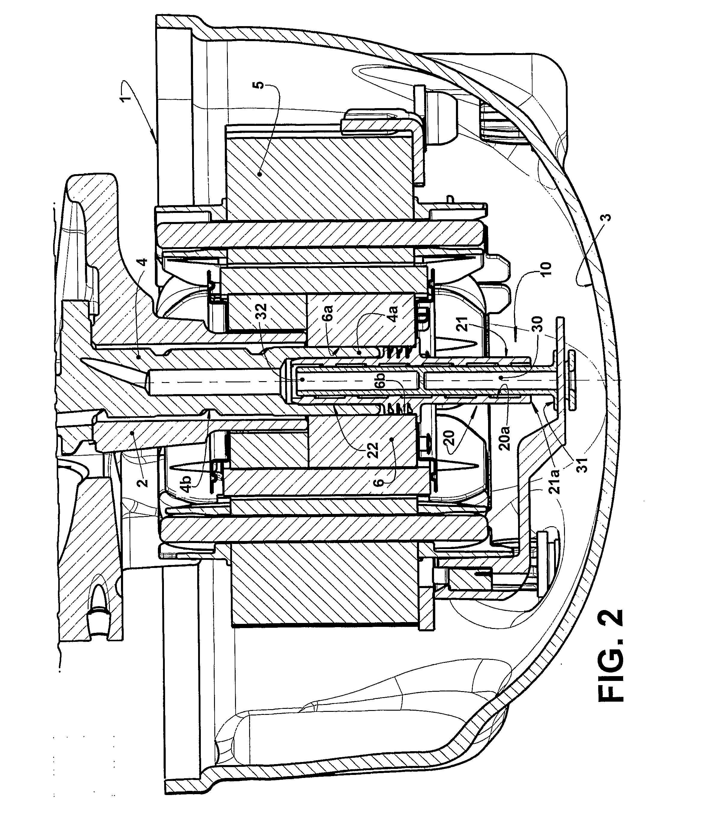 Fixation arrangement for an oil pump in a refrigeration compressor