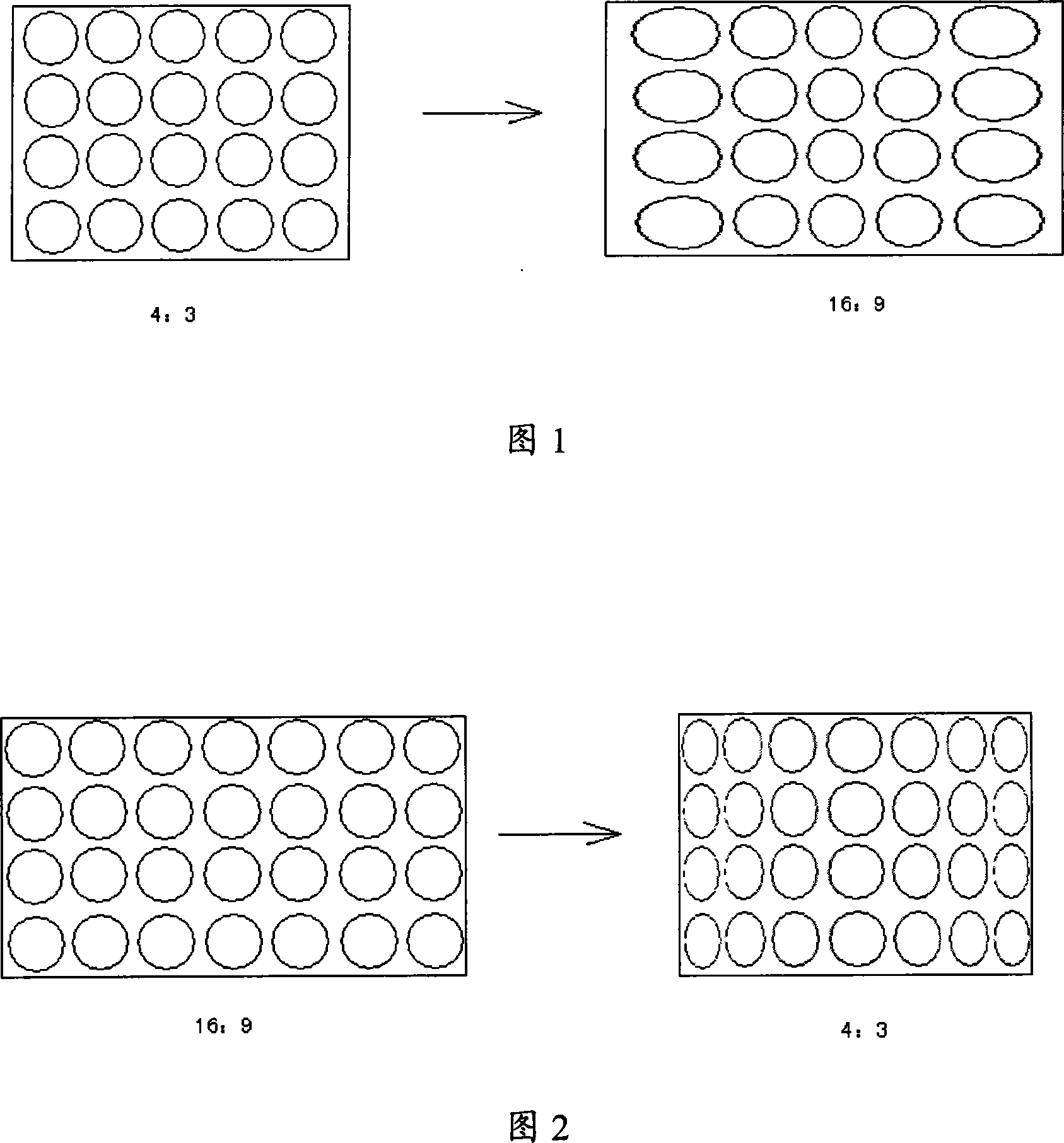 Non-linear image zooming method and system