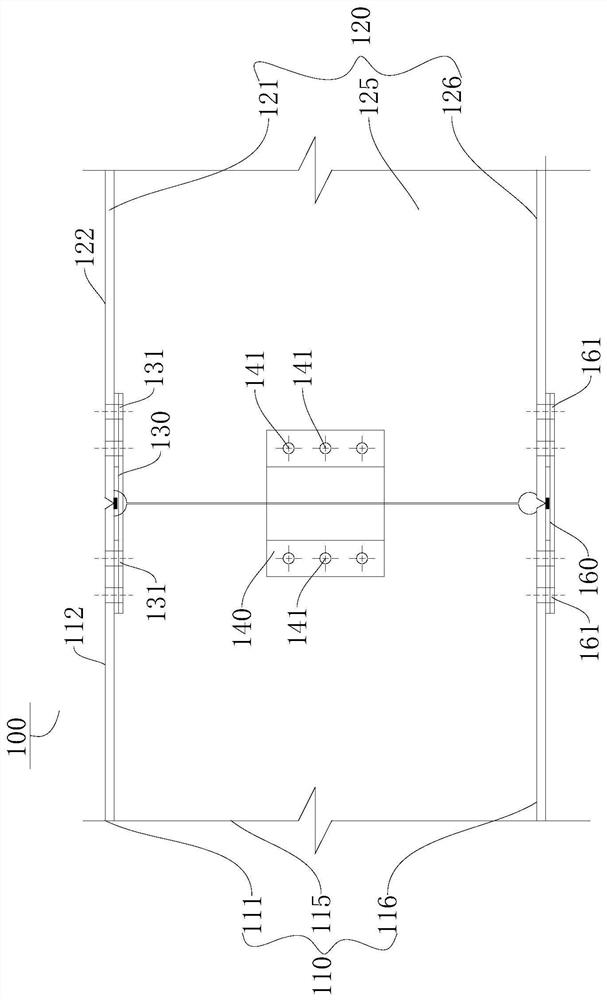 Guide rail beam and welding method of guide rail beam