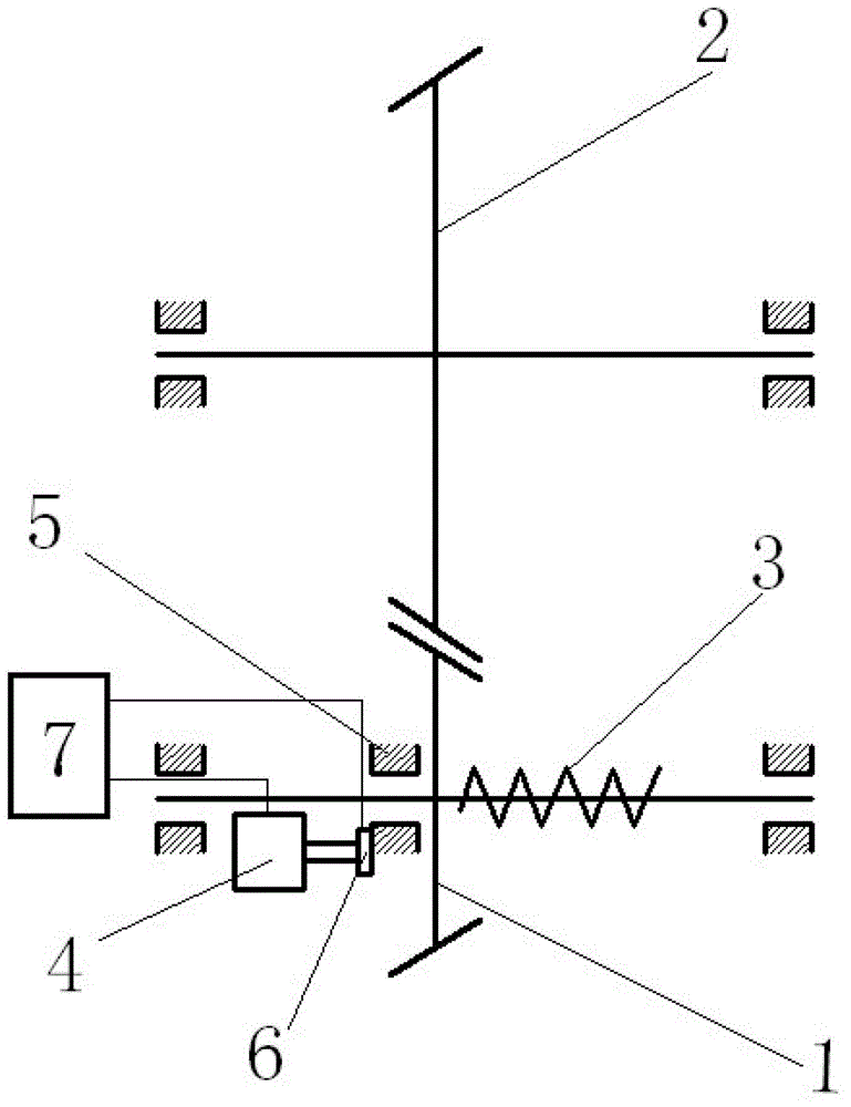 Electronic-control backlash eliminating gear pair with variable tooth thickness