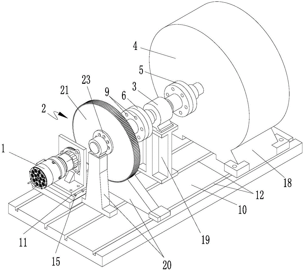 Air starting motor test bench