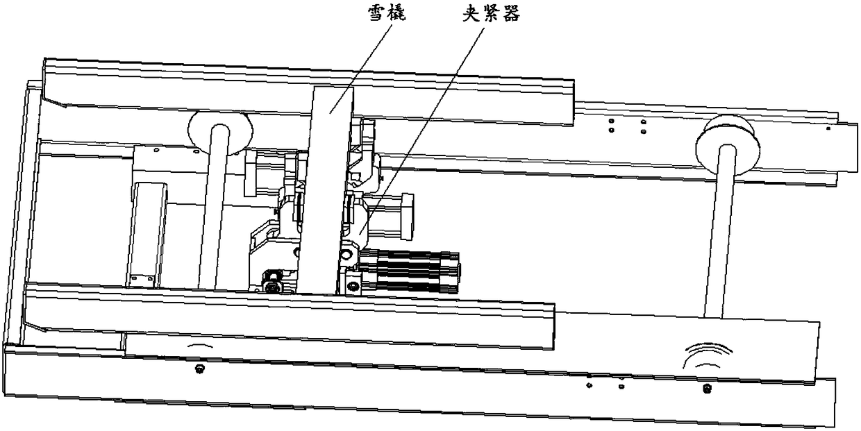 Tight clamping control device of air cylinder over-positioning