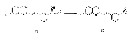 Preparation method of montelukast chiral intermediate