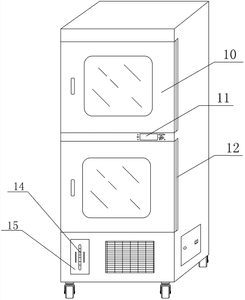 Normal-temperature humidity control storage cabinet