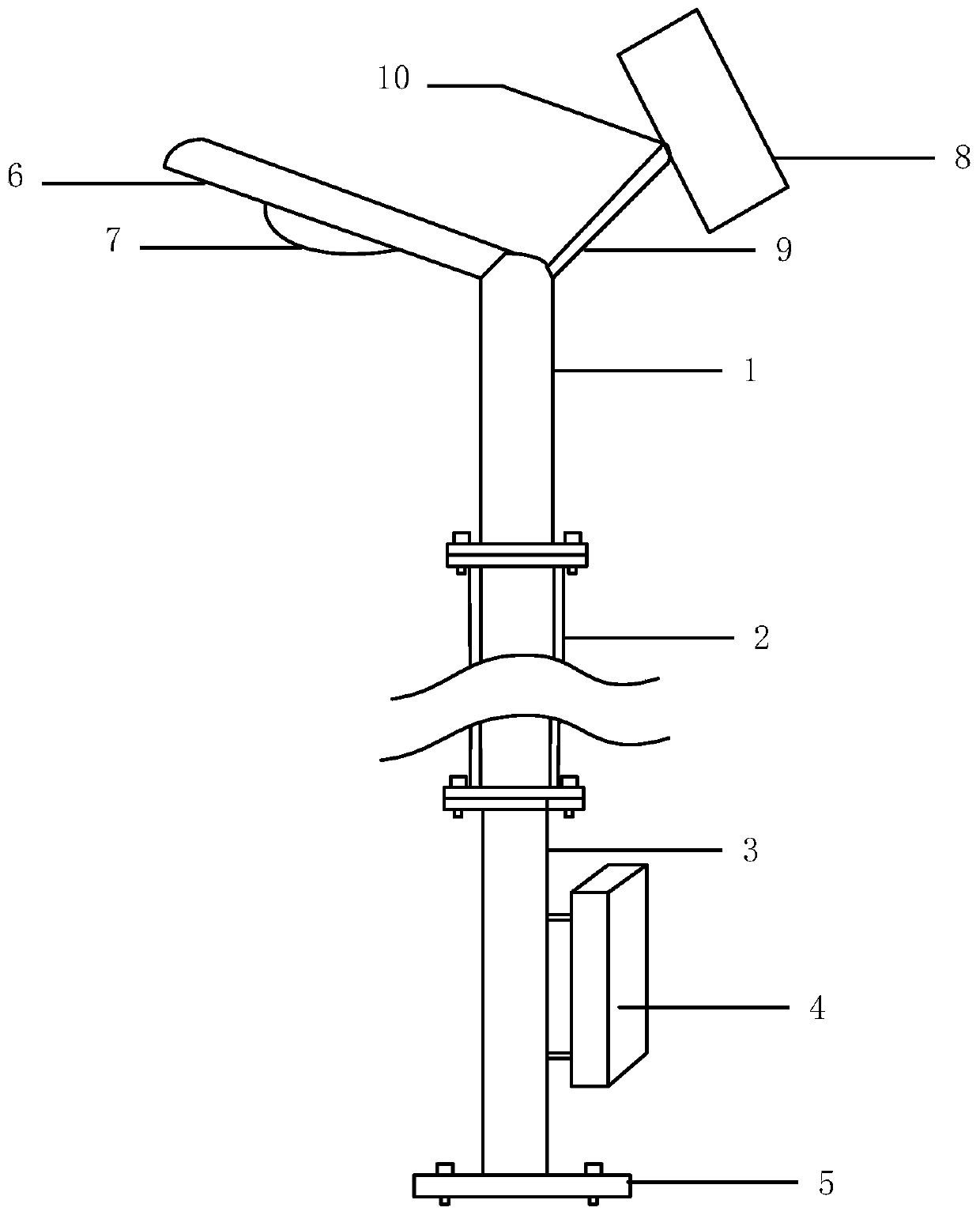 Multifunctional traffic rod