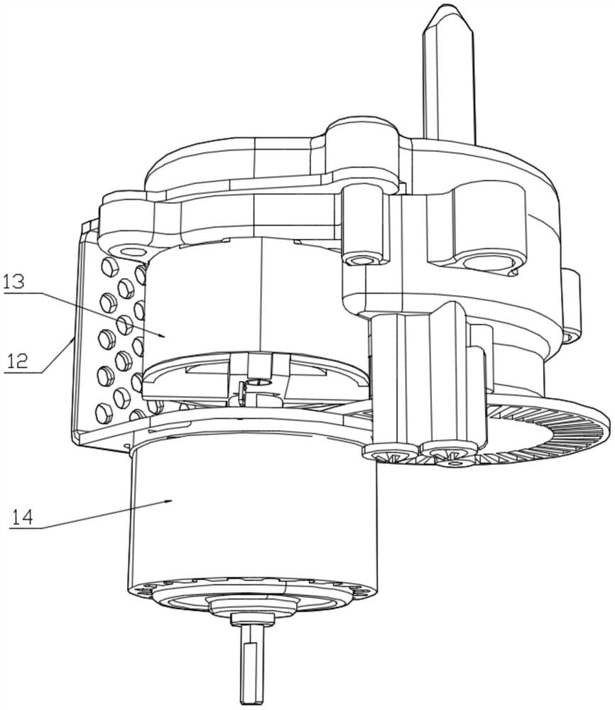 Miniature hysteresis brake suitable for brake system of intelligent rocking chair for children