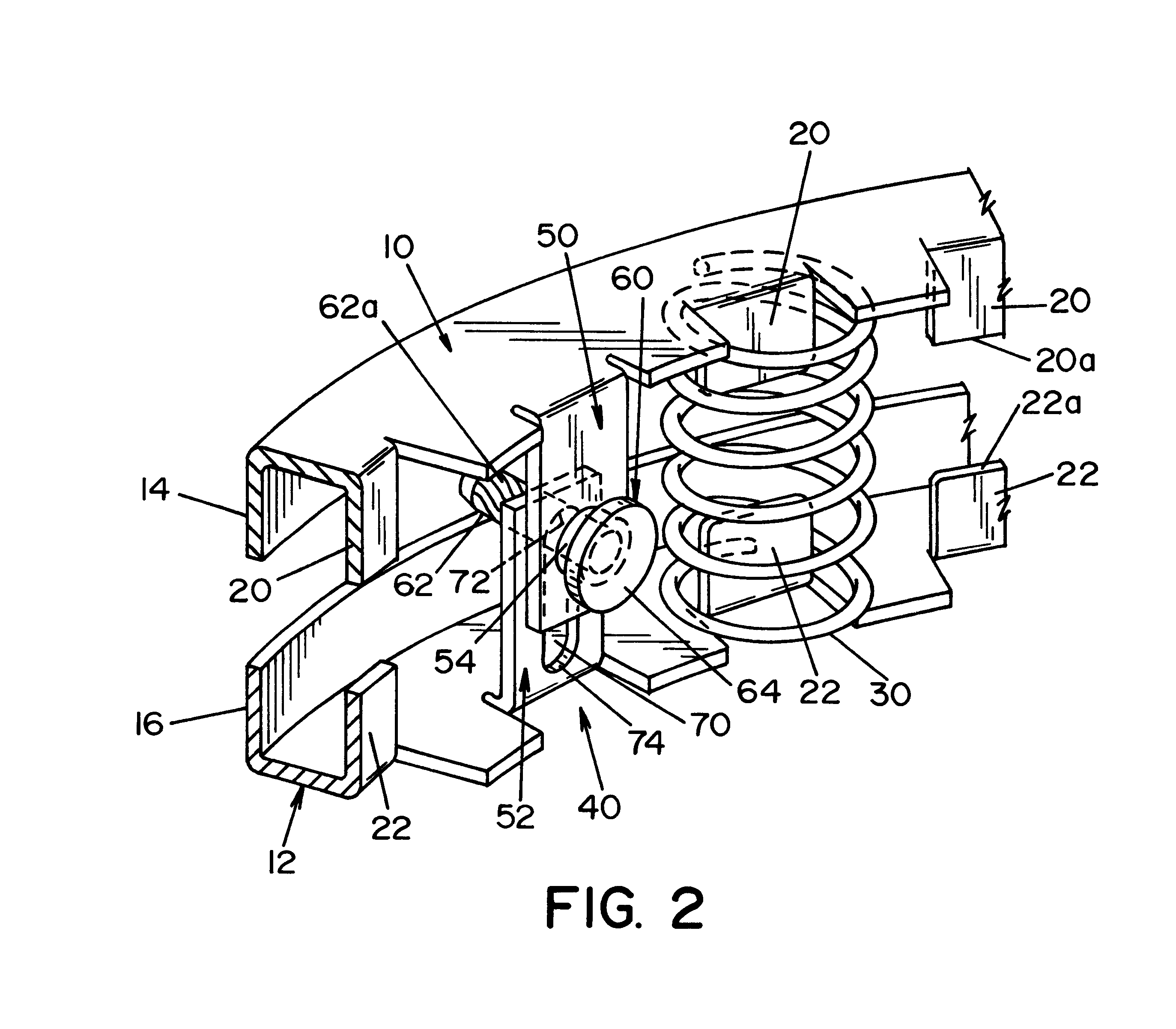 Ring shaped spring device