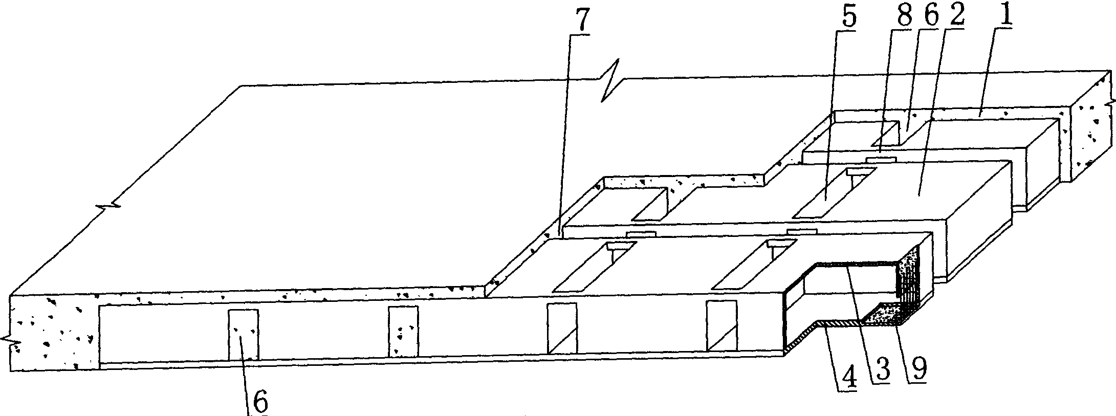 Reinforced concrete hollow slab