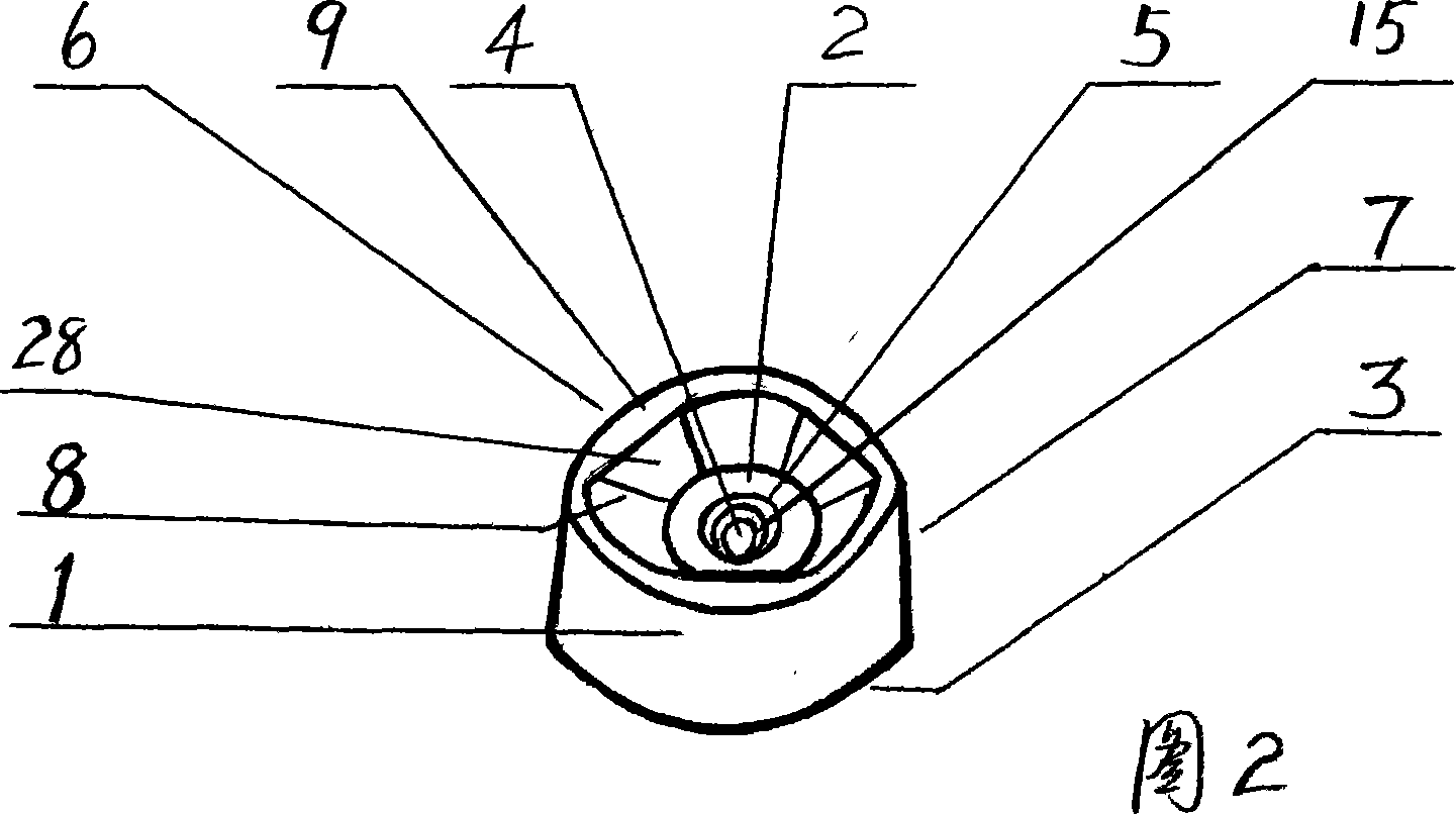 Non-standard screw anti-theft pad