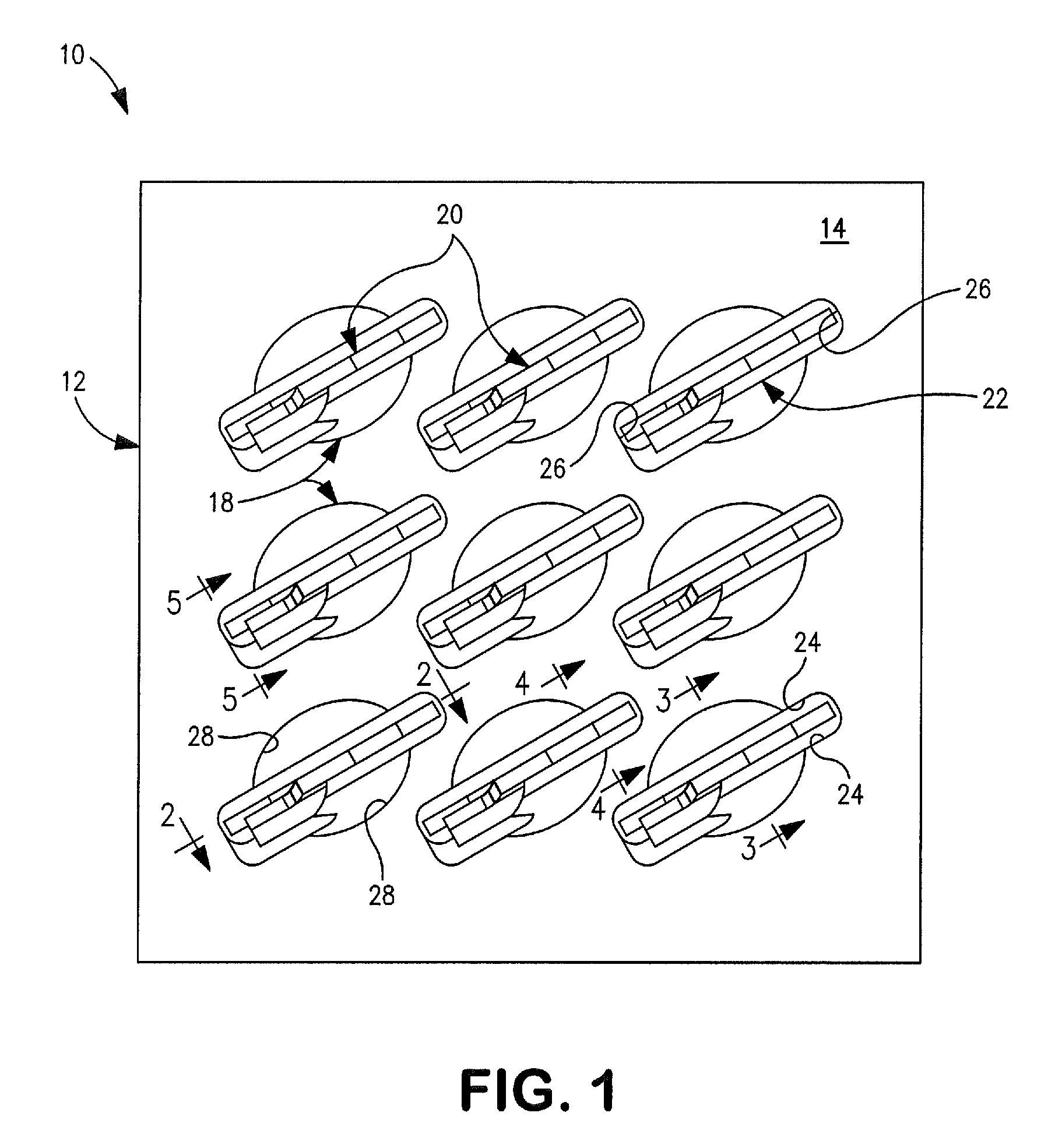 Interposer assembly with flat contacts