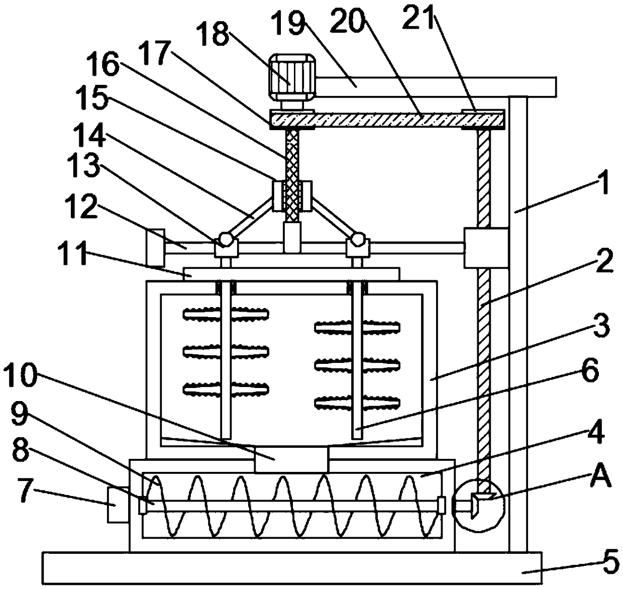 Soil remediation device for municipal garden