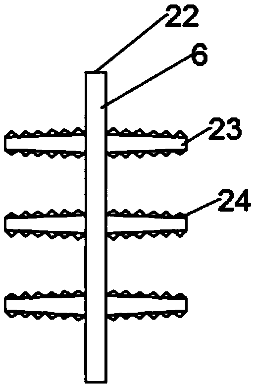 Soil remediation device for municipal garden