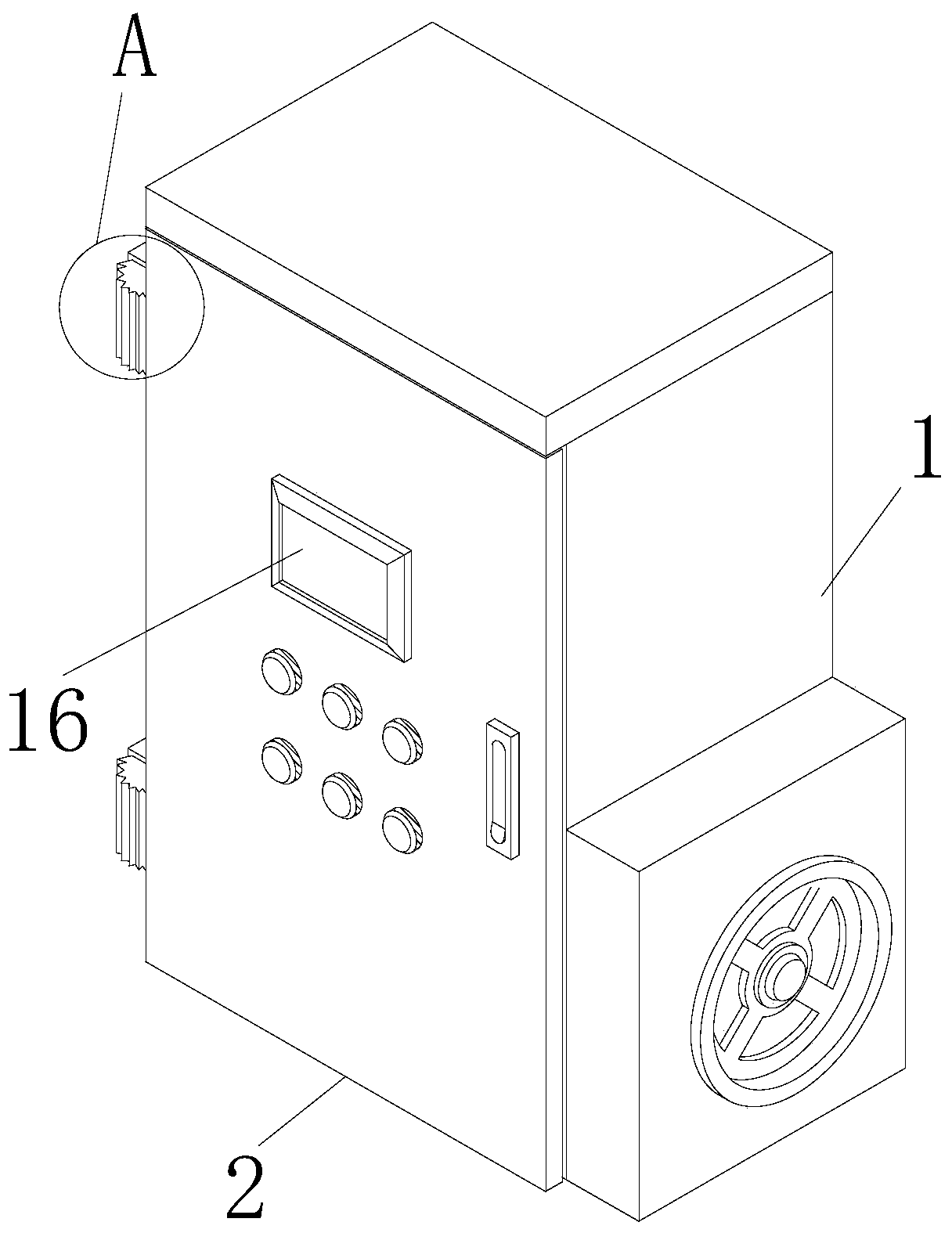 Combined type high-sealing-performance automatic frequency conversion cabinet