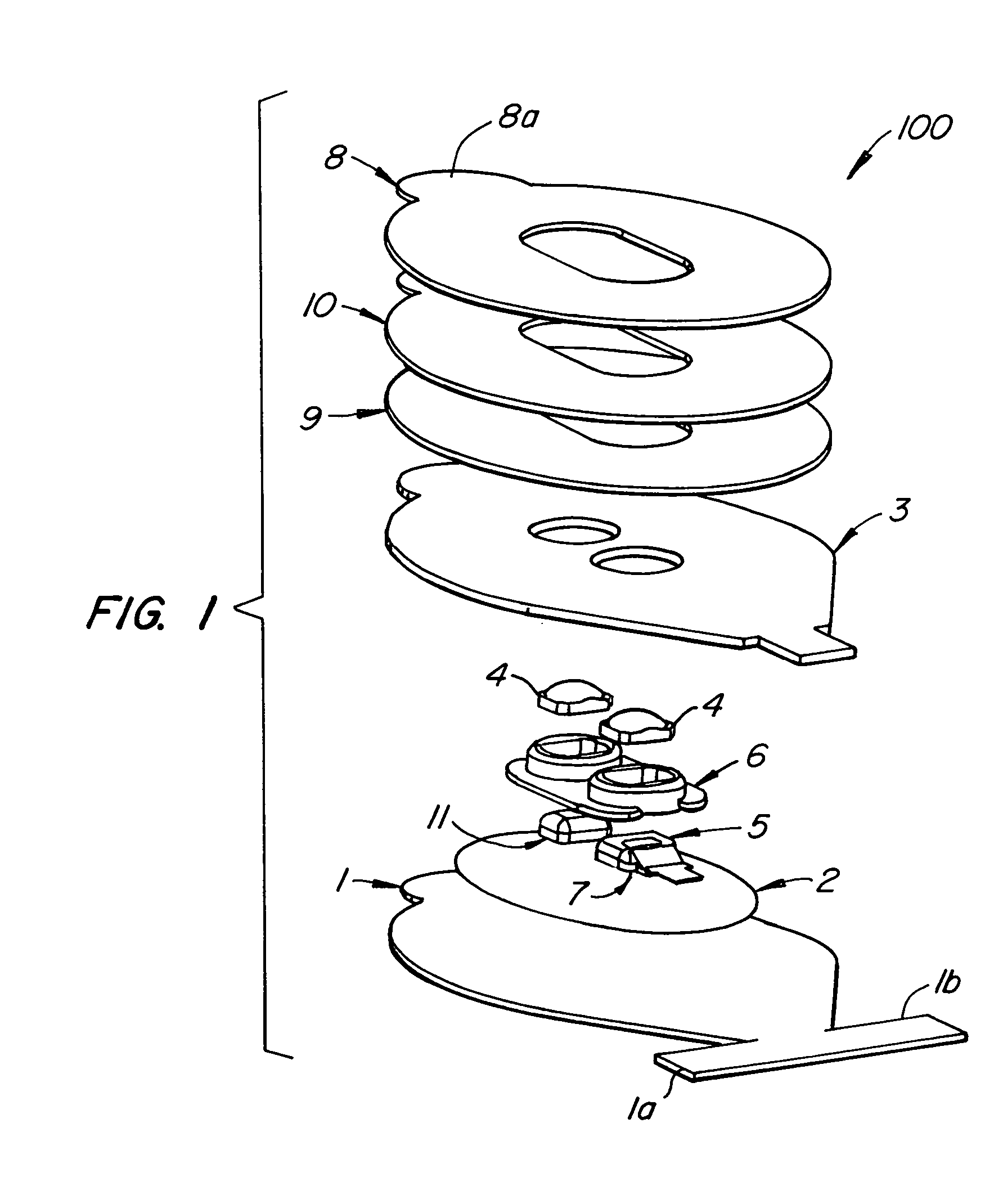 Stacked adhesive optical sensor