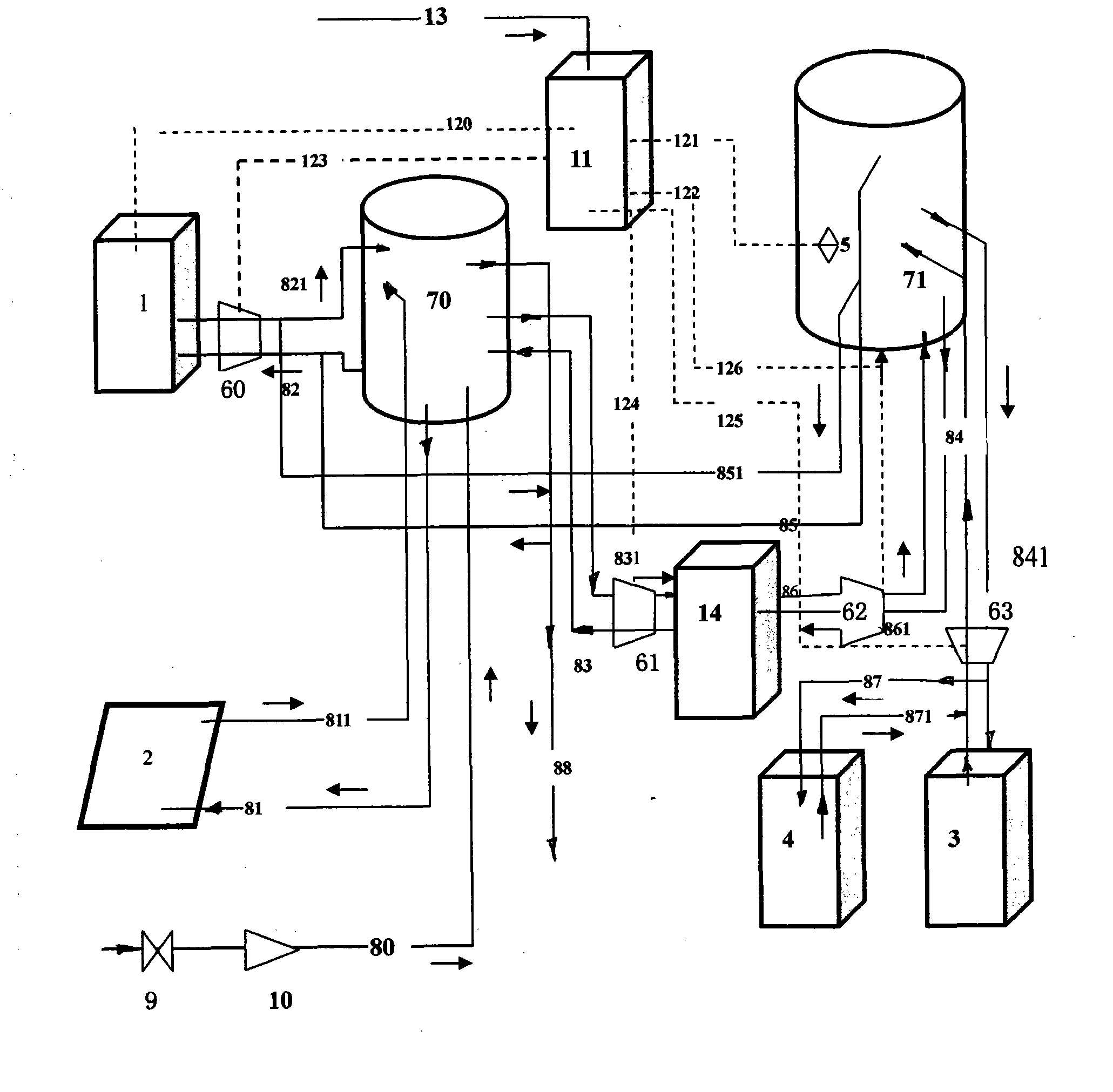 New energy-saving cleaning technology and device of light oil rail tanker, liquefied gas tanker or ammonia tanker