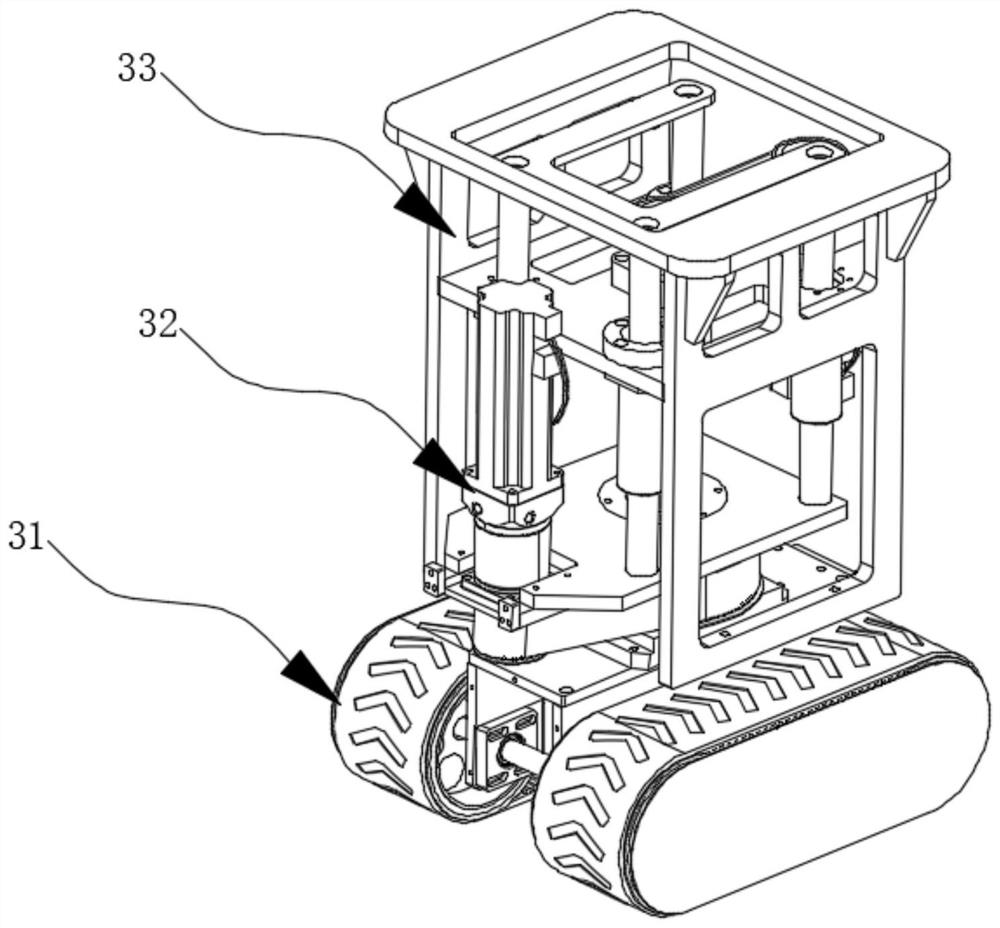 A floor smoothing robot