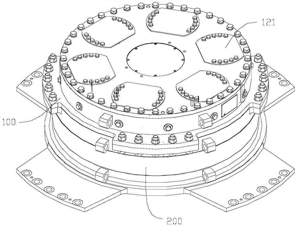 Gear box for wind power jigger and jigger