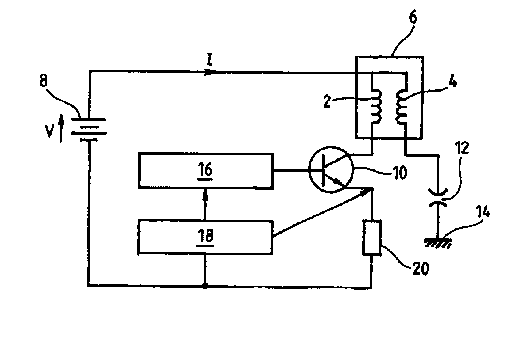 Method for controlling the primary ignition current of an internal combustion engine with controlled ignition