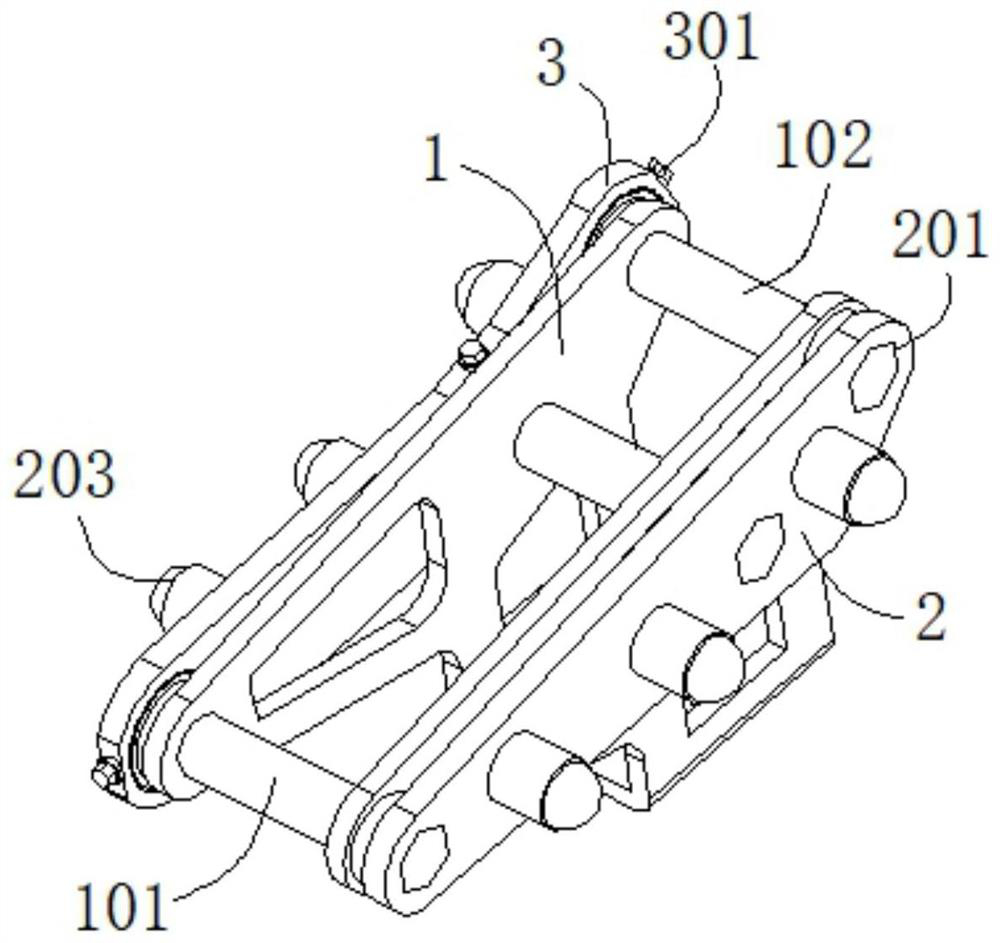 High-stability shock absorber support for truck cab