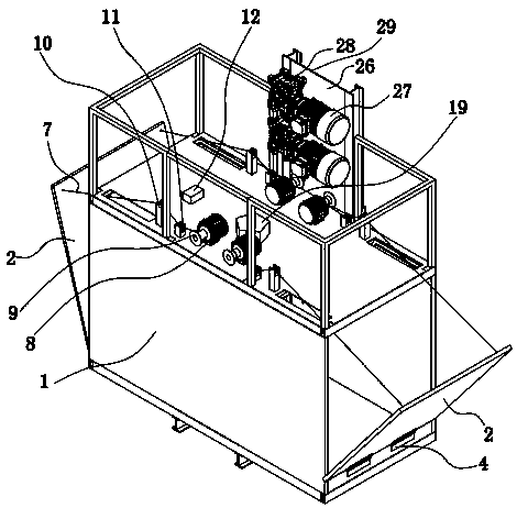 Fast construction method and fast unloading lift car for unloading platform for building construction