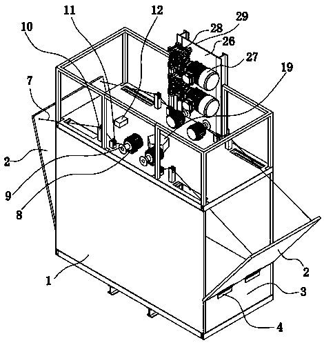 Fast construction method and fast unloading lift car for unloading platform for building construction