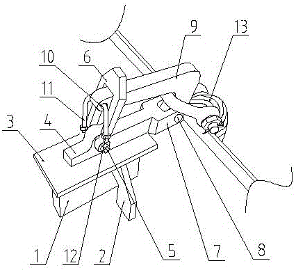 Fast-throwing tool for yoke rope