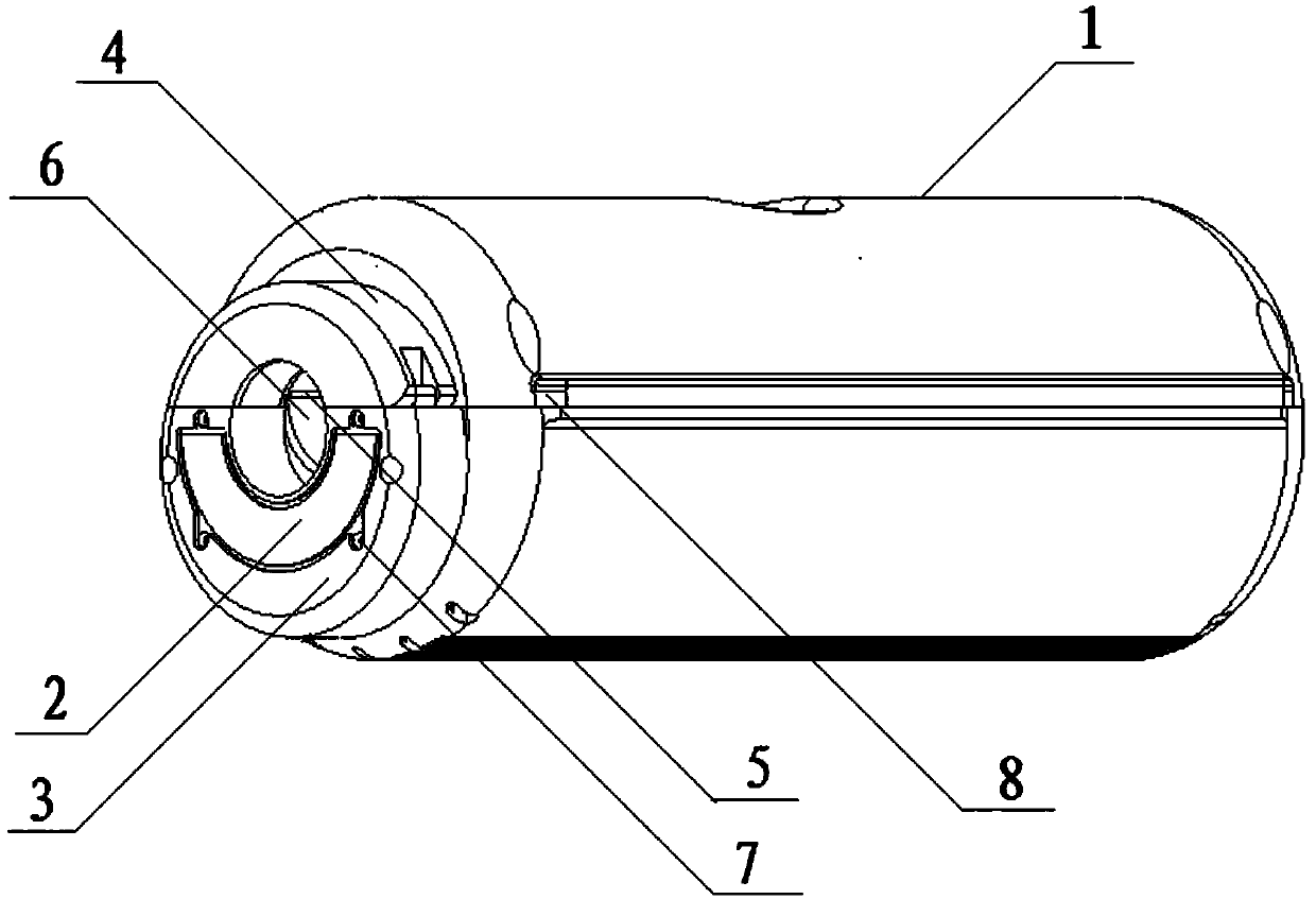 Hidden trouble traveling wave detection device for effectively inhibiting interference based on external sensor