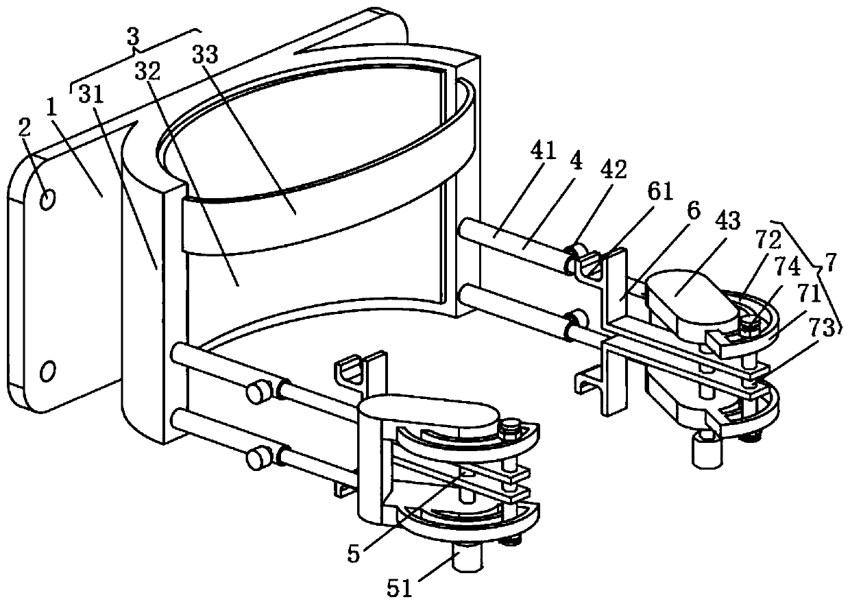 A retractor for oral and maxillofacial surgery