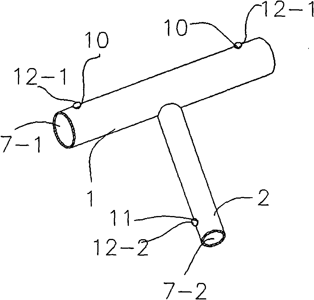 Steel/high molecular material interlayer tubular joint