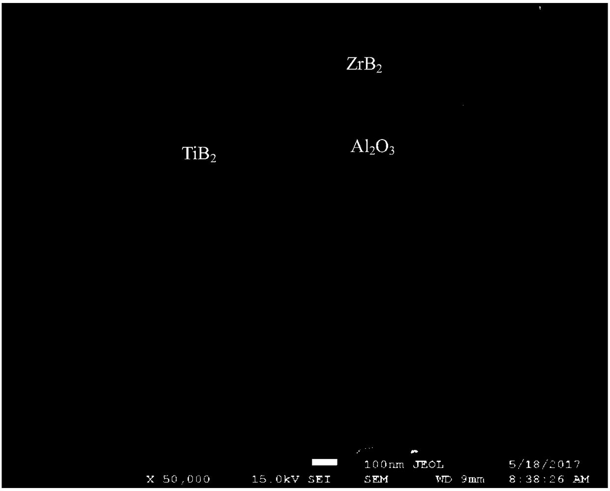 In-situ nanometer intensified aluminum alloy wheel hub for new energy automobile and manufacturing method thereof