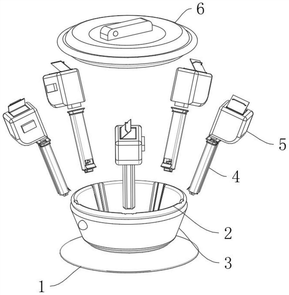 Producing and processing device for improving flour gluten degree