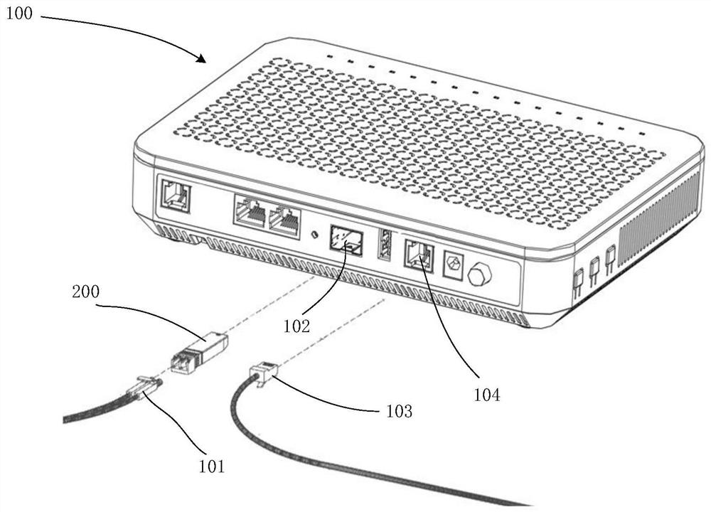 Optical module and automatic wavelength intercommunication method based on double-MCU optical module