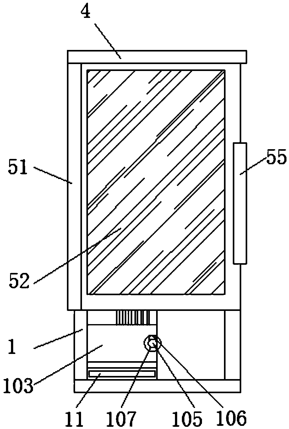 Interface protection device which is dustproof and convenient for fixing joint for computer main machine